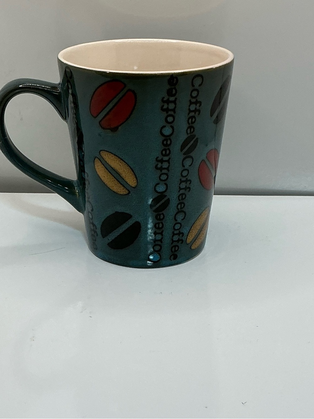 Coffee Bean Ceramic Coffee Mug Green Brown Red Tea Cup Kitchen Drinkware